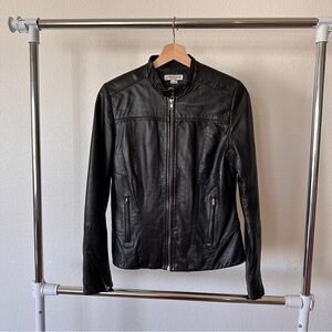 EUC Lamarque Collection Genuine Leather Luxury Leather Jacket, SIZE MEDIUM